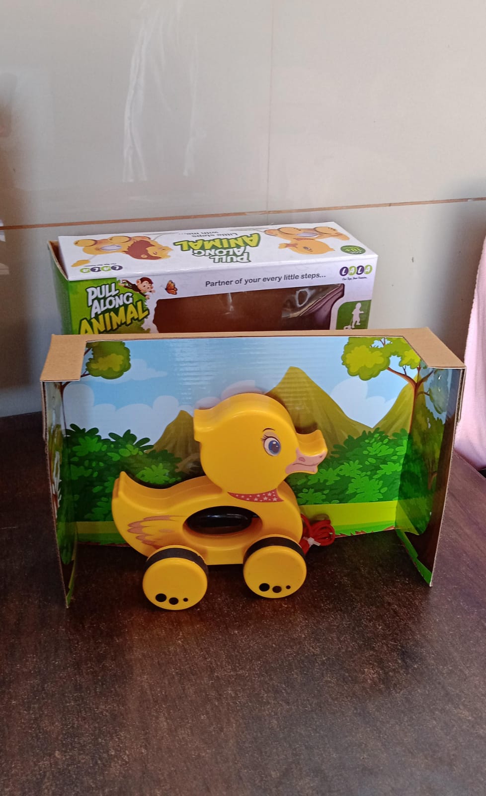 Pull Along Toy with Attractive Design, Developmental Toy for 1-Year-Old Girl Boy (Duck) Pull Along Toy with Attractive Design, Developmental Toy for 1-Year-Old Girl Boy (Duck)
